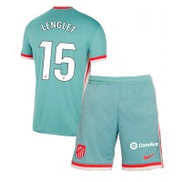 Dres Atletico Madrid Clement Lenglet #15 Preč pre deti 2024-25 Krátky Rukáv (+ trenírky)